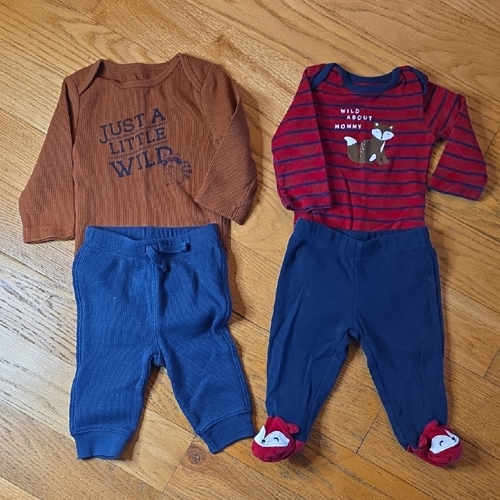 2 Baby Boy Outfits